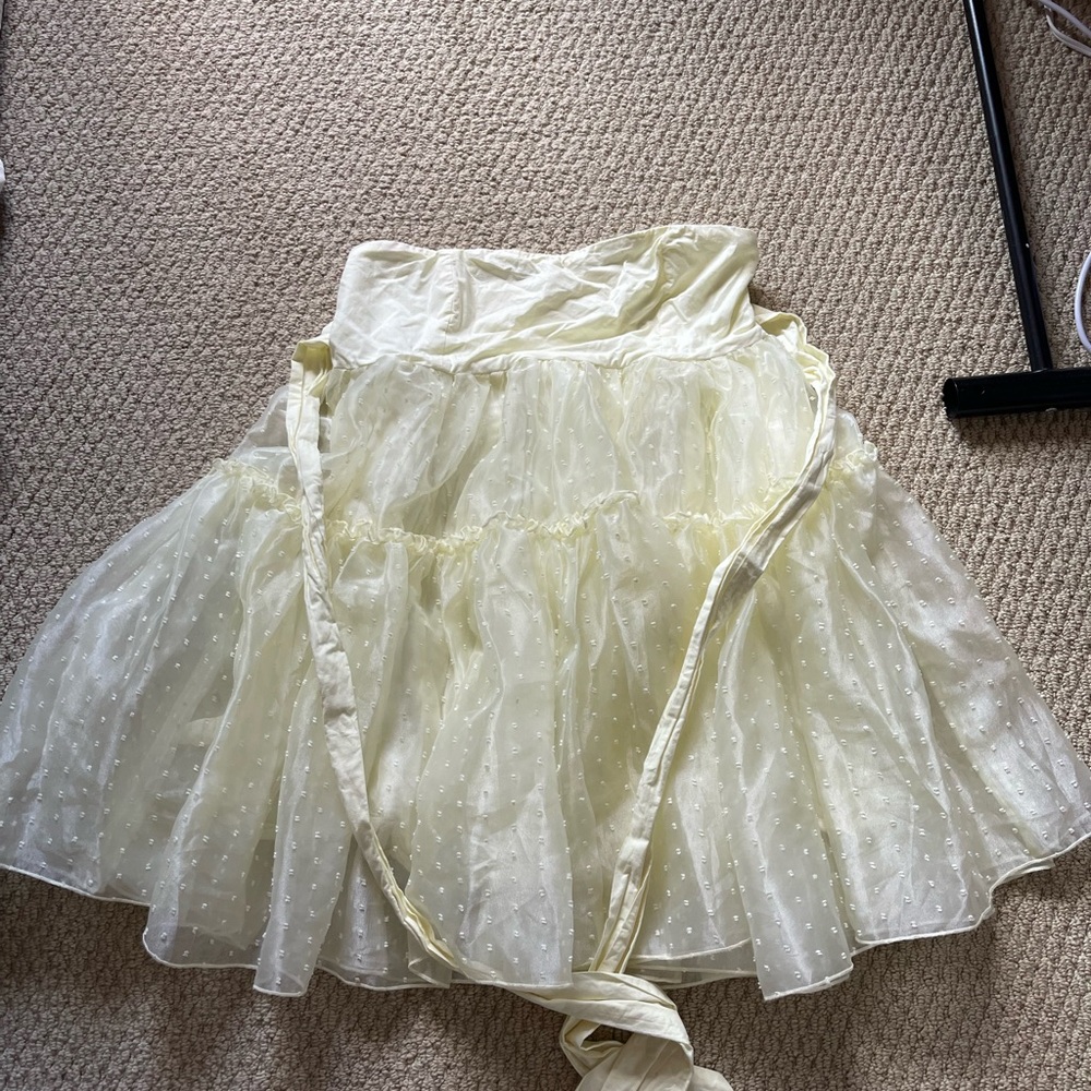 Free People Theo Summer Puff Mini Dress